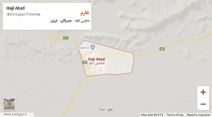 دهستان طارم بر روی نقشه