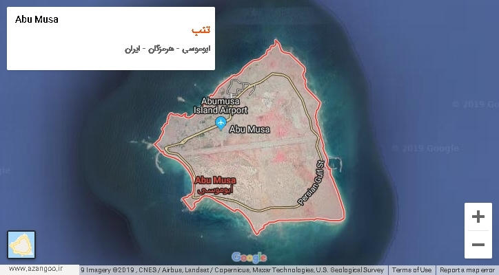 دهستان تنب بر روی نقشه