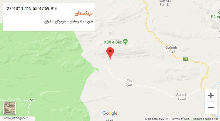 روستای تربکستان بر روی نقشه