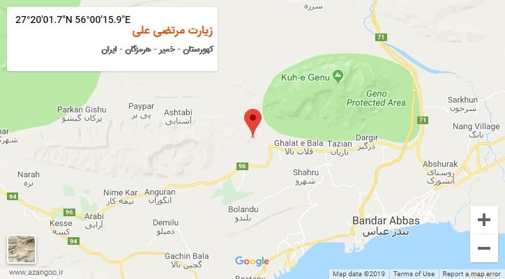 روستای زیارت مرتضی علی بر روی نقشه