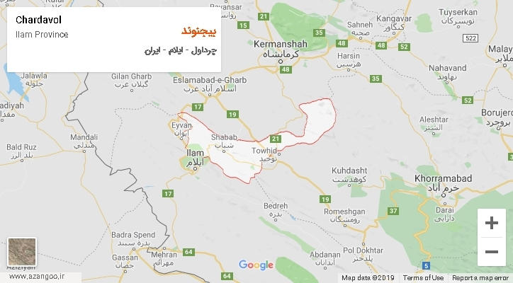 دهستان بیجنوند بر روی نقشه