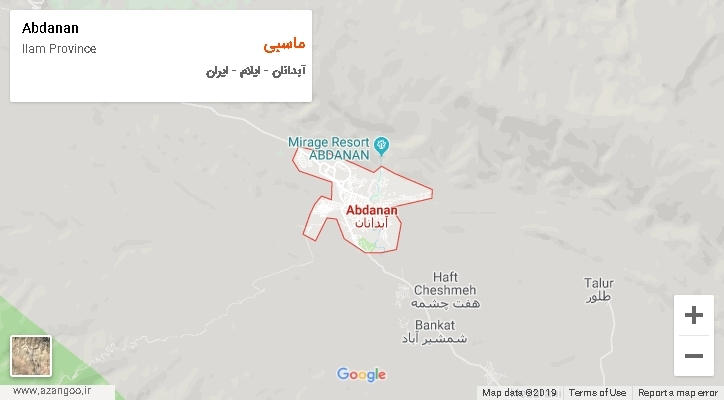 دهستان ماسبی بر روی نقشه