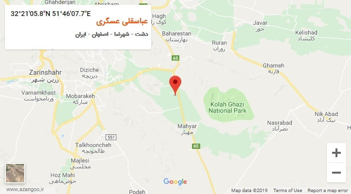 روستای عباسقلی عسگری بر روی نقشه