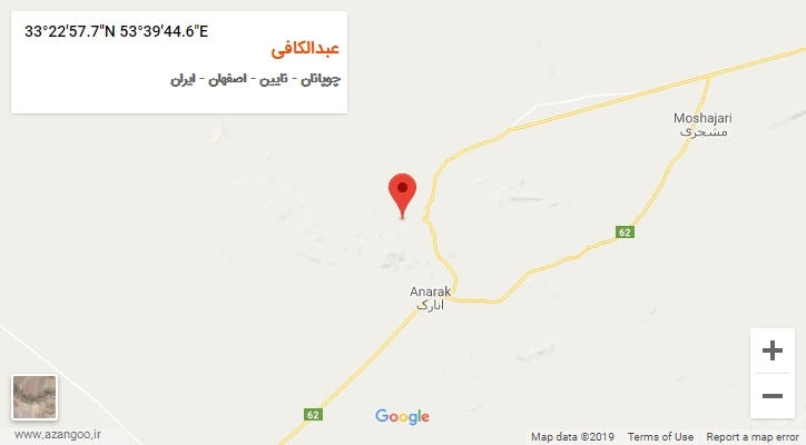 روستای عبدالکافی بر روی نقشه