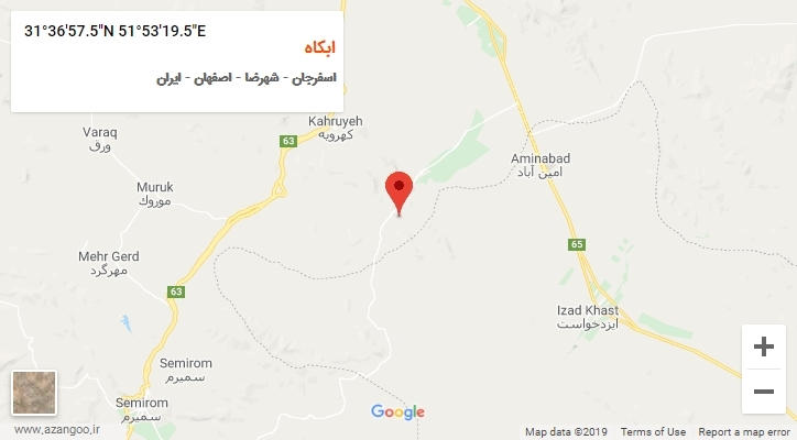 روستای ابکاه بر روی نقشه
