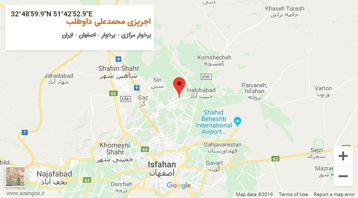 روستای اجرپزی محمدعلی داوطلب بر روی نقشه