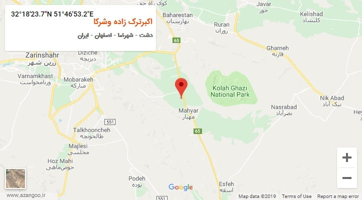 روستای اکبرترک زاده وشرکا بر روی نقشه