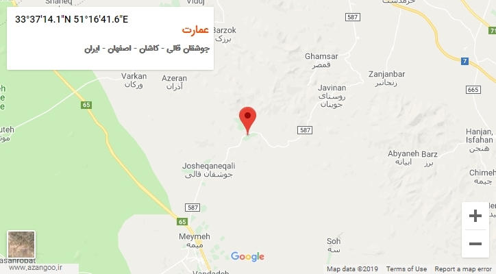 روستای عمارت بر روی نقشه