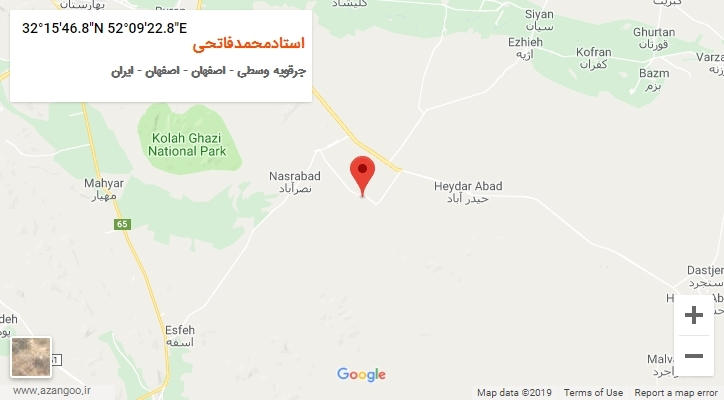 روستای استادمحمدفاتحی بر روی نقشه