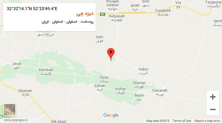 روستای دیزه چی بر روی نقشه