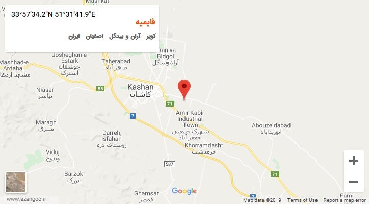 روستای قایمیه بر روی نقشه