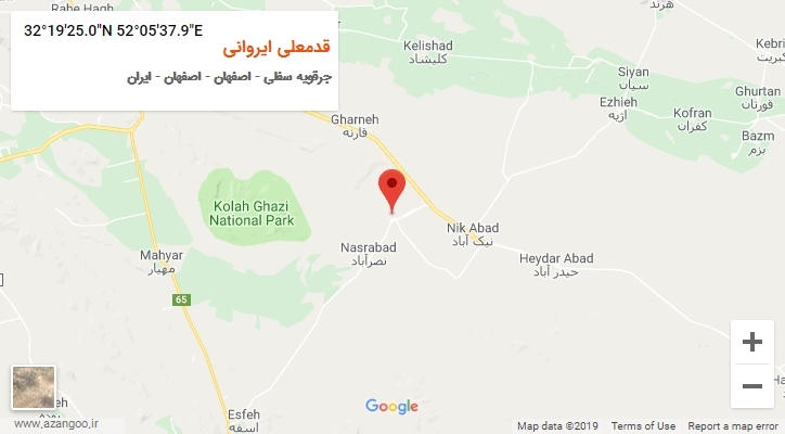 روستای قدمعلی ایروانی بر روی نقشه