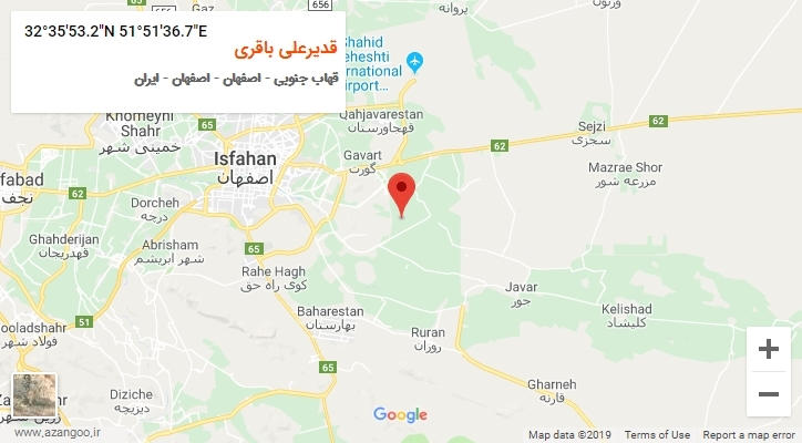 روستای قدیرعلی باقری بر روی نقشه