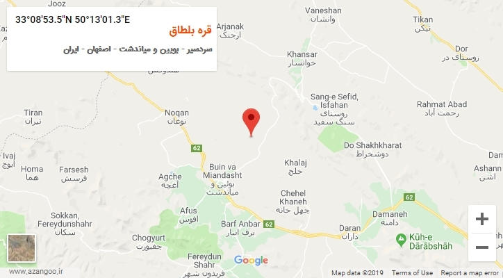 روستای قره بلطاق بر روی نقشه