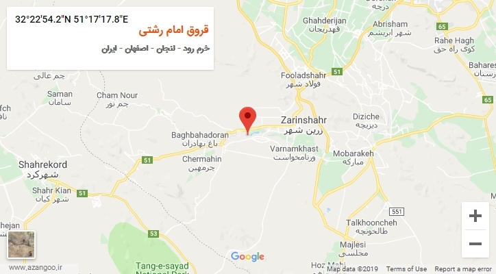 روستای قروق امام رشتی بر روی نقشه
