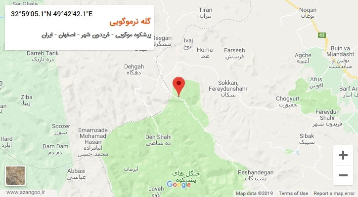 روستای گله نرموگویی بر روی نقشه