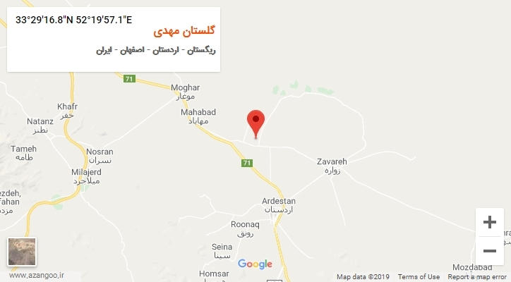 روستای گلستان مهدی بر روی نقشه