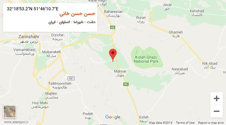 روستای حسن حسن خانی بر روی نقشه