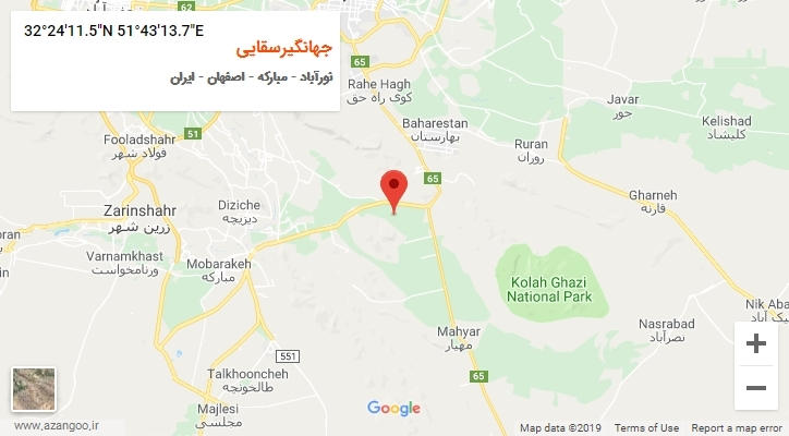 روستای جهانگیرسقایی بر روی نقشه