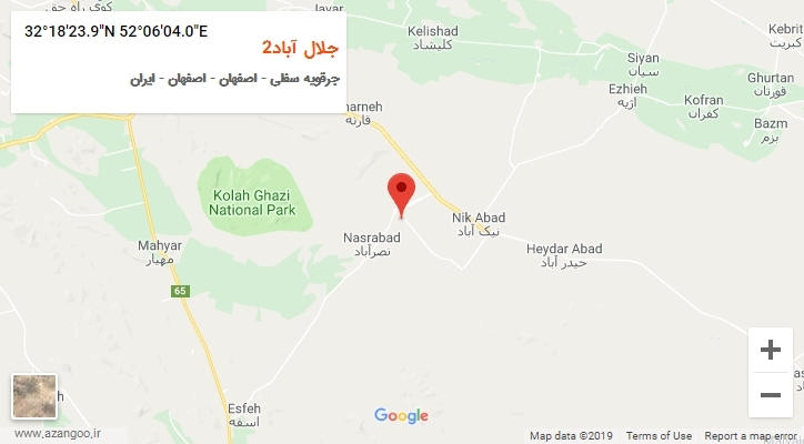 روستای جلال آباد2 بر روی نقشه