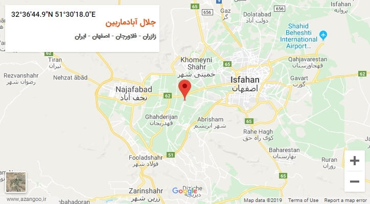 روستای جلال آبادماربین بر روی نقشه