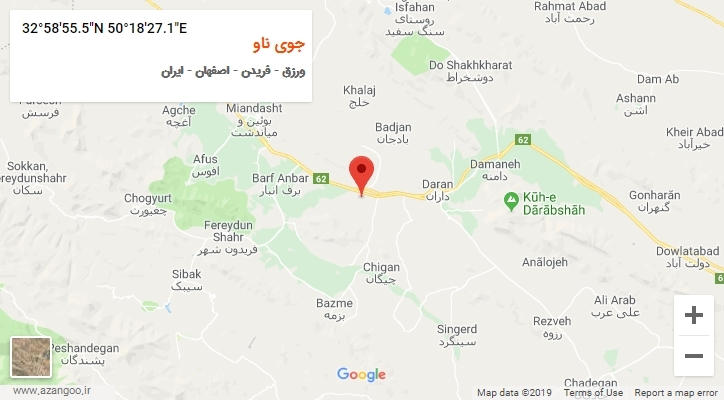 روستای جوی ناو بر روی نقشه