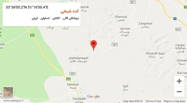 روستای کده شیخی بر روی نقشه