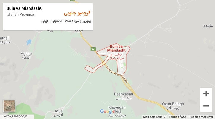 دهستان کرچمبو جنوبی بر روی نقشه