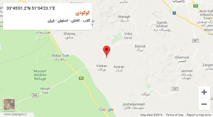 روستای کوکودی بر روی نقشه