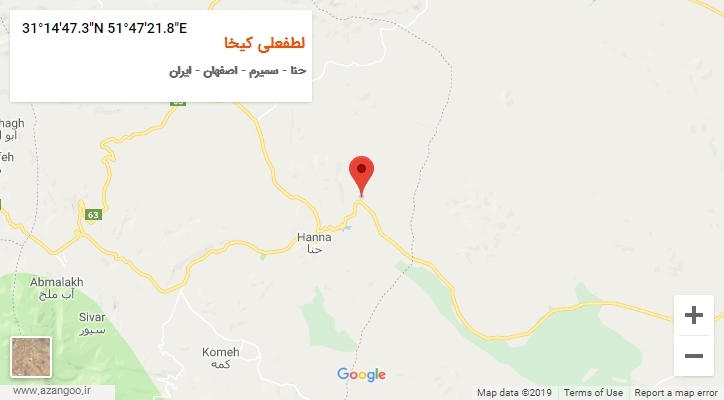 روستای لطفعلی کیخا بر روی نقشه