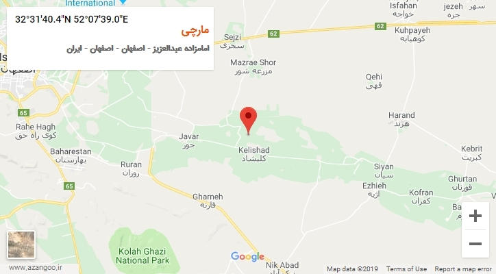 روستای مارچی بر روی نقشه
