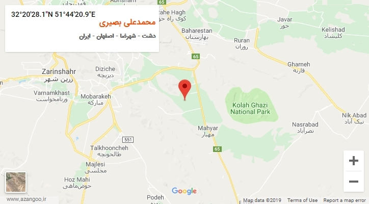روستای محمدعلی بصیری بر روی نقشه