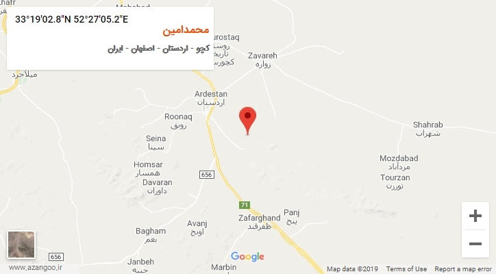 روستای محمدامین بر روی نقشه