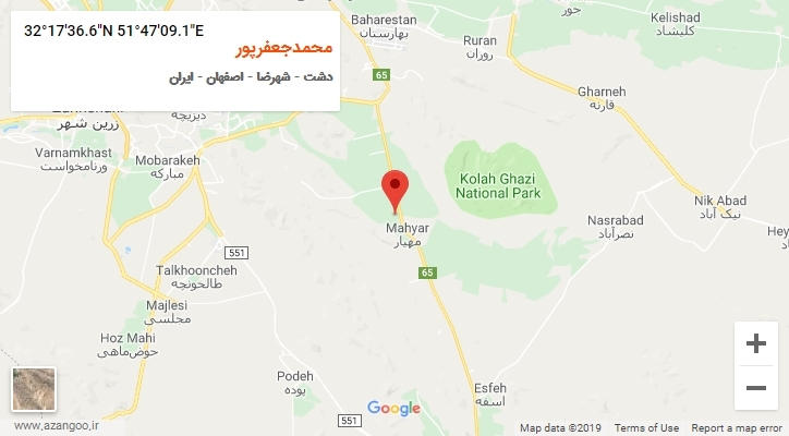 روستای محمدجعفرپور بر روی نقشه