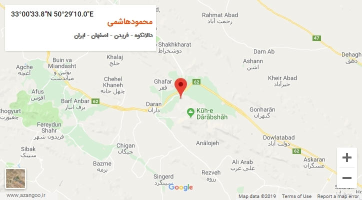 روستای محمودهاشمی بر روی نقشه