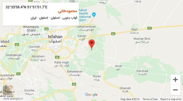 روستای محمودخانی بر روی نقشه