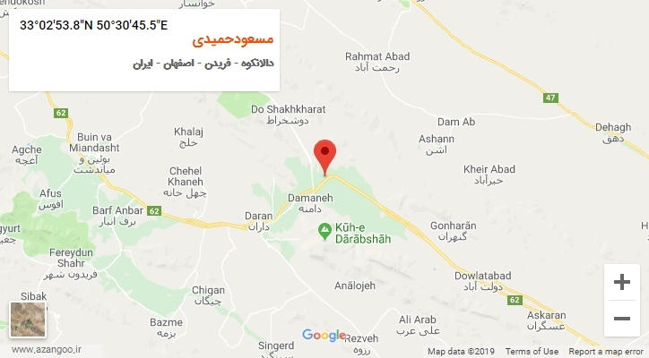 روستای مسعودحمیدی بر روی نقشه