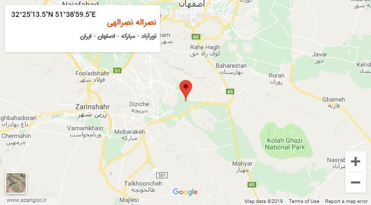 روستای نصراله نصرالهی بر روی نقشه