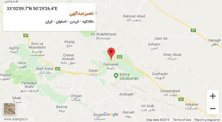 روستای نصیرعبدالهی بر روی نقشه