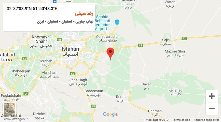 روستای رضاسیفی بر روی نقشه