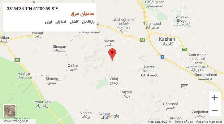 روستای سادیان مرق بر روی نقشه