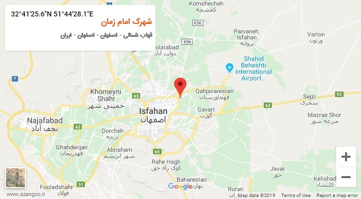 روستای شهرک امام زمان بر روی نقشه
