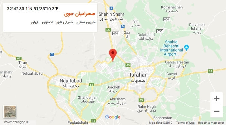 روستای صحرامیان جوی بر روی نقشه