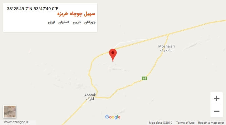 روستای سهیل چوچاه خربزه بر روی نقشه