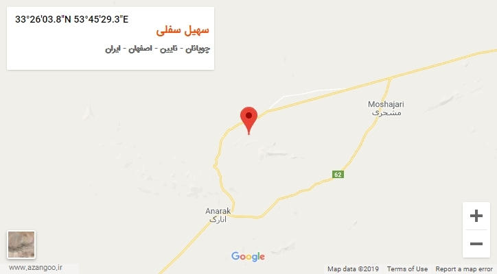 روستای سهیل سفلی بر روی نقشه