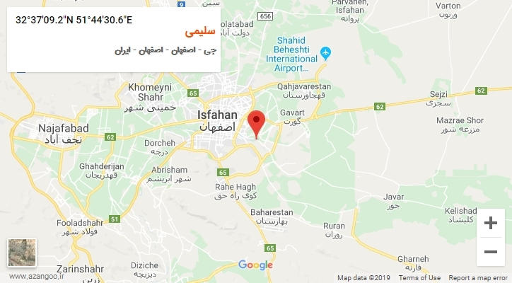 روستای سلیمی بر روی نقشه