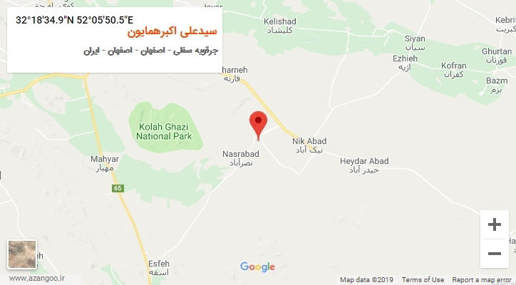 روستای سیدعلی اکبرهمایون بر روی نقشه