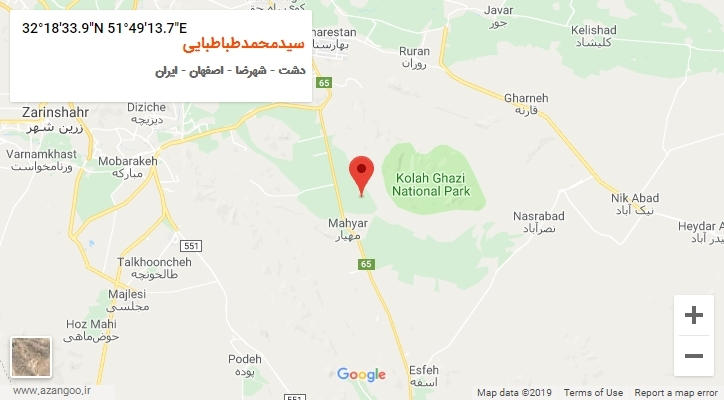 روستای سیدمحمدطباطبایی بر روی نقشه