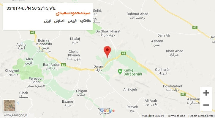 روستای سیدمحمودسعیدی بر روی نقشه