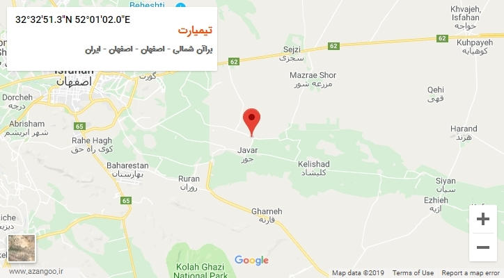 روستای تیمیارت بر روی نقشه